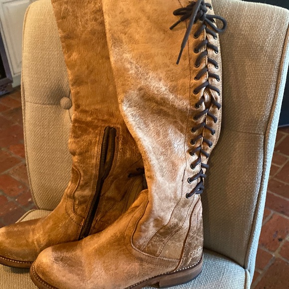 Bed Stu knee high lace up boot 6 1/2 - Picture 1 of 5